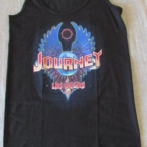 100% cotton Journey Staff Tour Muscle Shirt  Las Vegas 2020